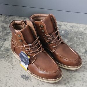 Steve Madden Men's Tan/Brown Chukka Lace-Up Boots